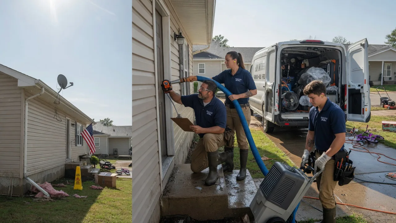 Ceiling Water Damage Restoration in Websterville, VT near me